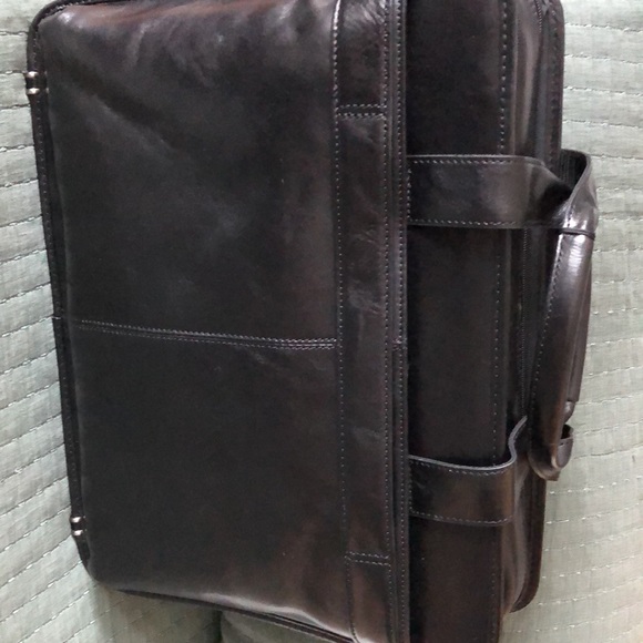 15.6 Laptop/tablet briefcase MANCINI LEATHER - New on case - Picture 6 of 8